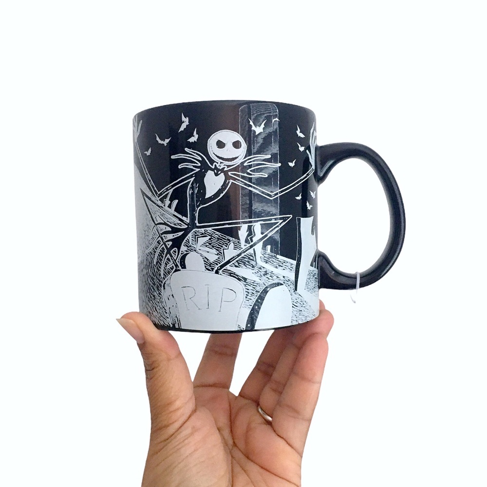 The Nightmare Before Christmas Jack Skellington GLOW IN THE DARK Ceramic Mug